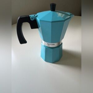 Blue Moka Pot